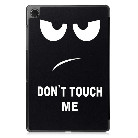 Samsung Galaxy Tab A11+ (Plus) EIDERWOOD Kunstlæder Flip Cover m. Motiv - "Don't Touch Me"