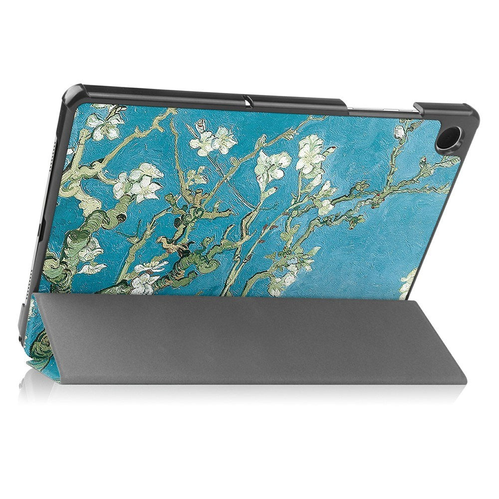 Samsung Galaxy Tab A11+ (Plus) EIDERWOOD Kunstlæder Flip Cover m. Motiv - Blomster