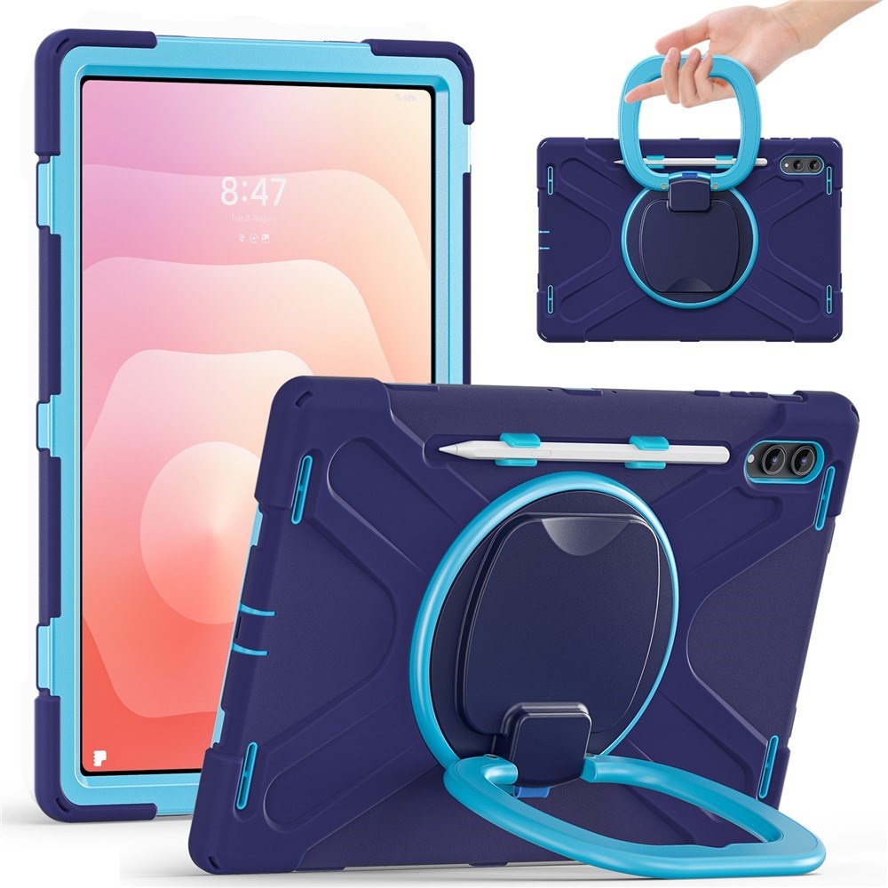 Samsung Galaxy Tab S12 Ultra / S11 Ultra EIDERWOOD Håndværker Cover m. Kickstand - Blå