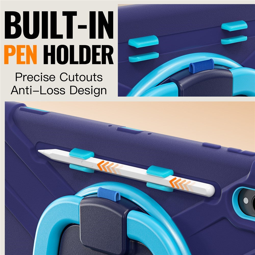 Samsung Galaxy Tab S12 Ultra / S11 Ultra EIDERWOOD Håndværker Cover m. Kickstand - Blå