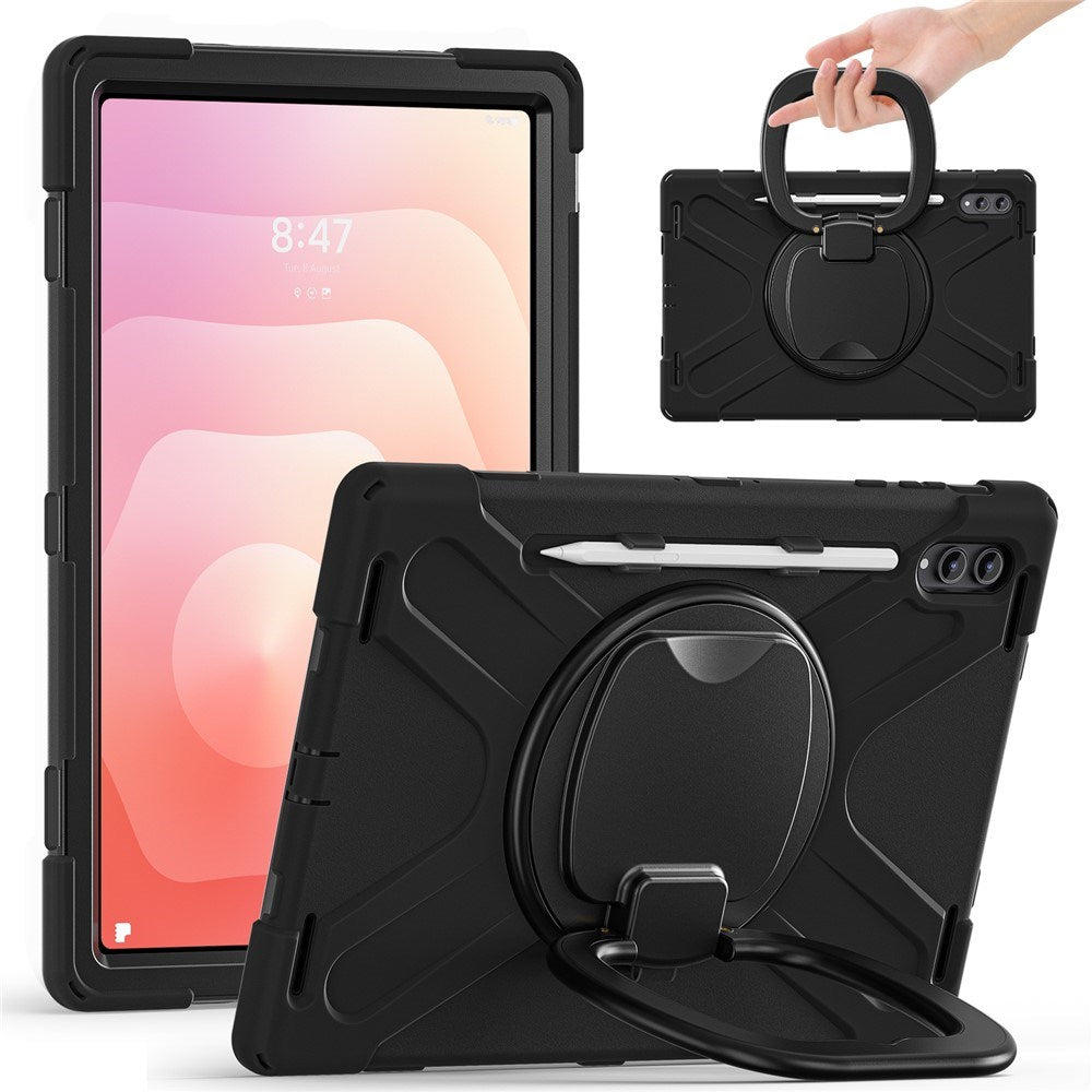 Samsung Galaxy Tab S12 Ultra / S11 Ultra EIDERWOOD Håndværker Cover m. Kickstand - Sort