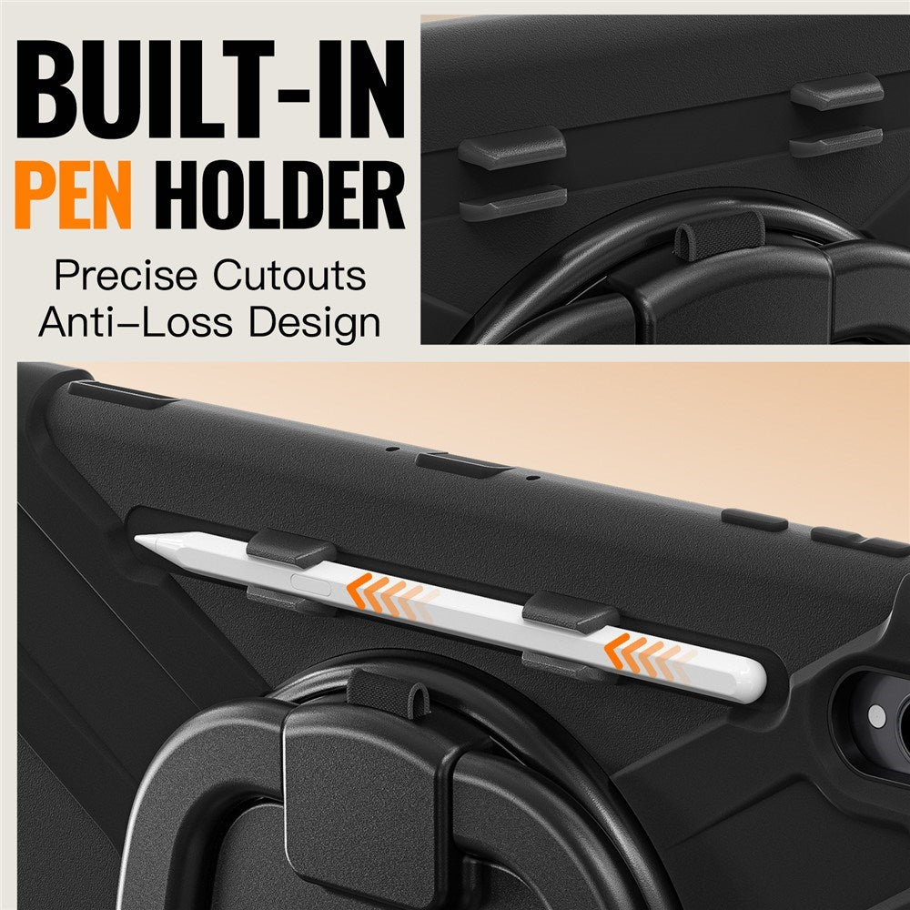 Samsung Galaxy Tab S12 Ultra / S11 Ultra EIDERWOOD Håndværker Cover m. Kickstand - Sort