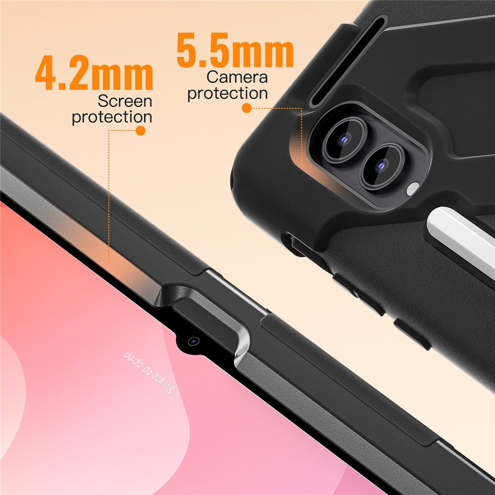 Samsung Galaxy Tab S12 Ultra / S11 Ultra EIDERWOOD Håndværker Cover m. Kickstand - Sort