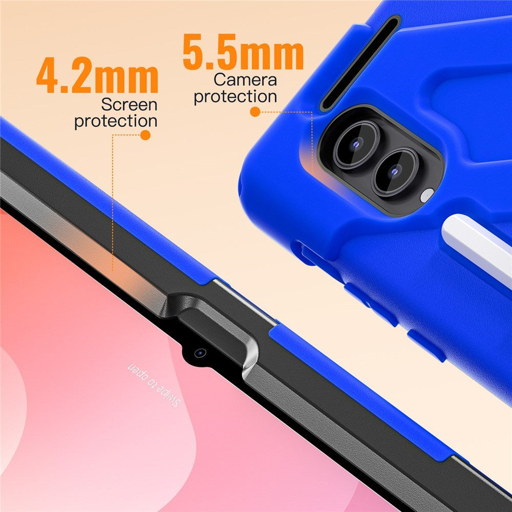 Samsung Galaxy Tab S12 Ultra / S11 Ultra EIDERWOOD Håndværker Cover m. Kickstand - Blå / Sort