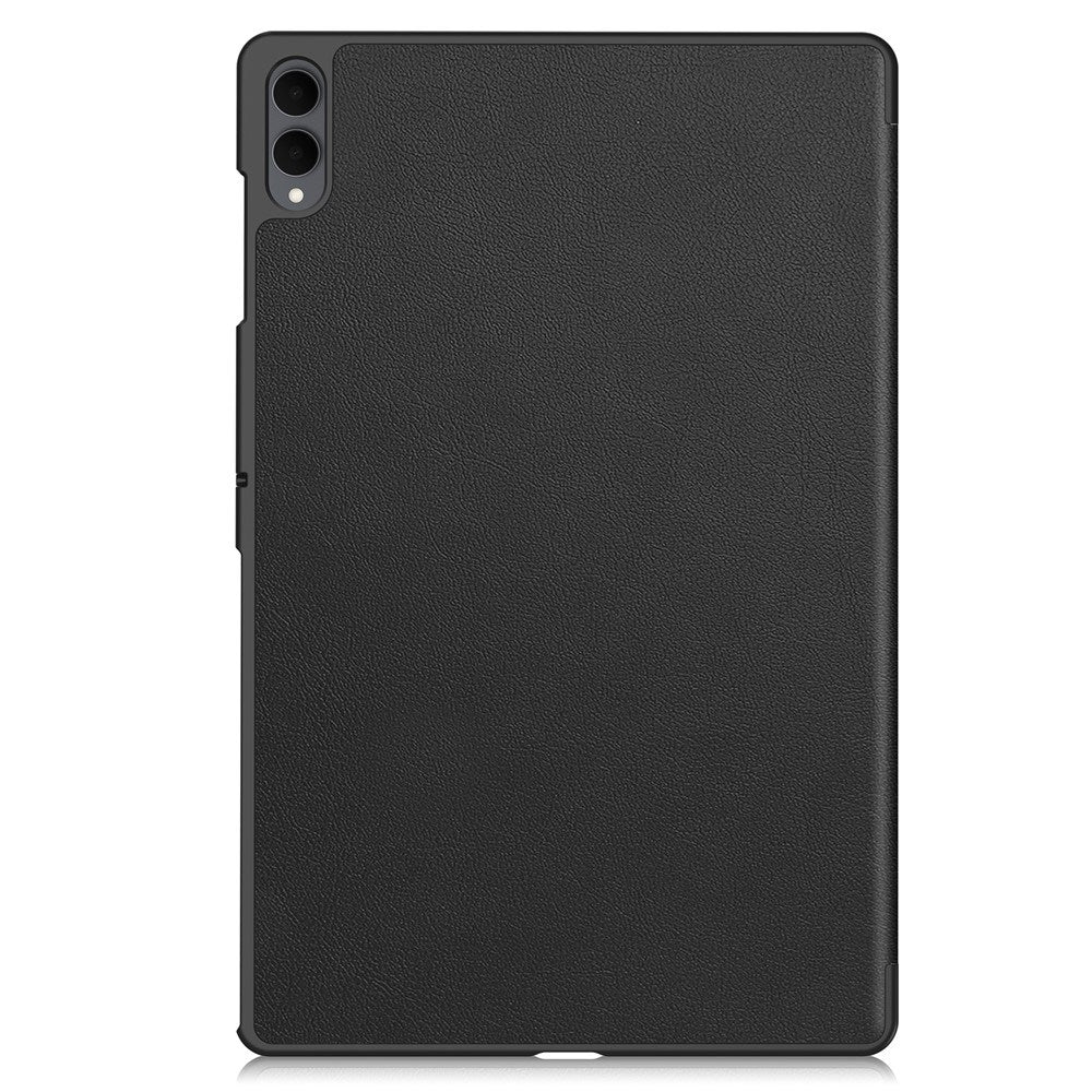 Samsung Galaxy Tab S11 Ultra EIDERWOOD Læder Cover m. Ståfunktion - Sort