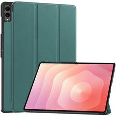 Samsung Galaxy Tab S11 Ultra EIDERWOOD Læder Cover m. Ståfunktion - Grøn
