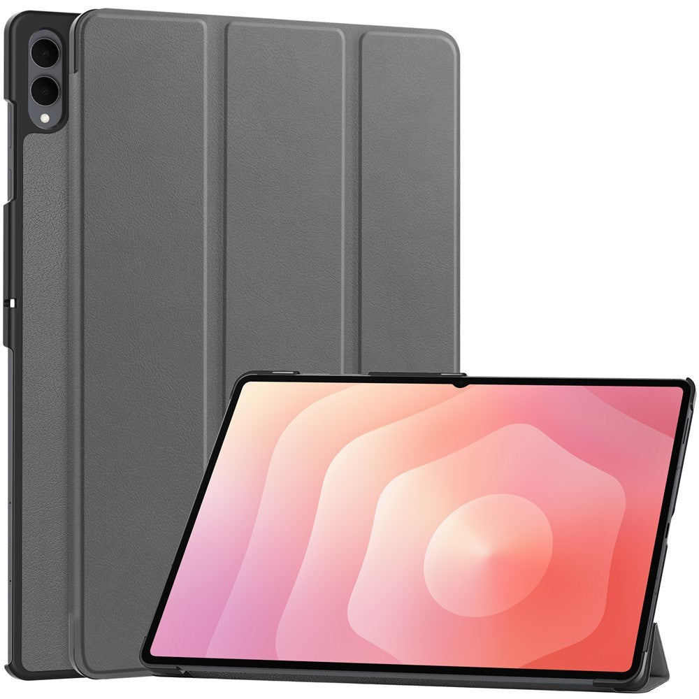 Samsung Galaxy Tab S11 Ultra EIDERWOOD Læder Cover m. Ståfunktion - Grå