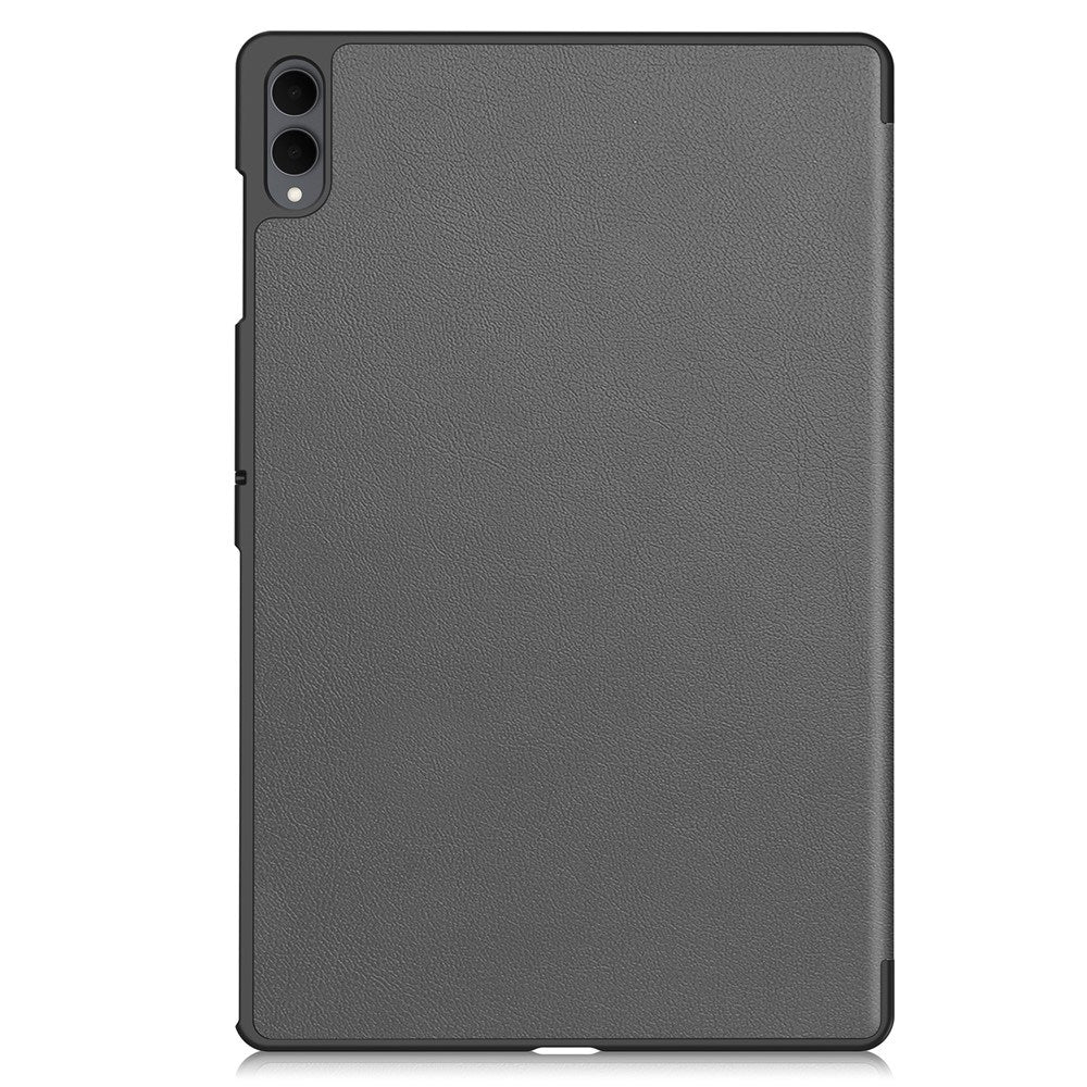 Samsung Galaxy Tab S11 Ultra EIDERWOOD Læder Cover m. Ståfunktion - Grå