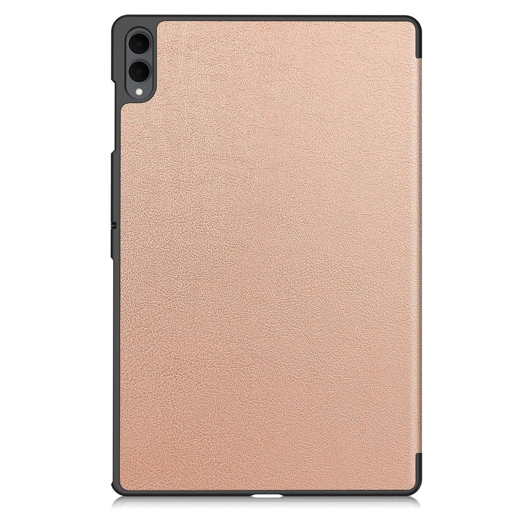 Samsung Galaxy Tab S11 Ultra EIDERWOOD Læder Cover m. Ståfunktion - Rose Gold