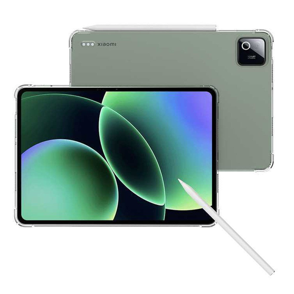 Xiaomi Pad 8 / 8 Pro EIDERWOOD Fleksibelt Plast Cover m. Forstærkede Hjørner - Gennemsigtig