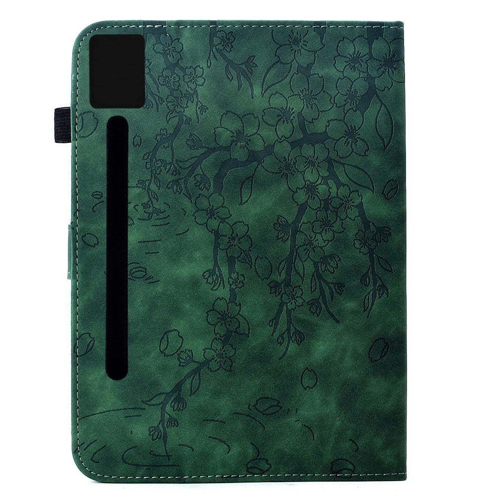 Lenovo Idea Tab Pro / Tab P12 Pro EIDERWOOD Flipcover m. Blomstertryk - Grøn