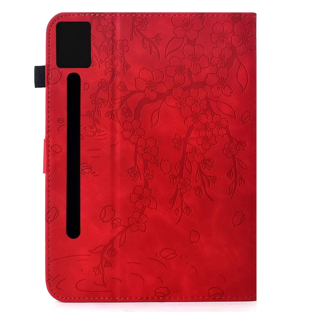 Lenovo Idea Tab Pro / Tab P12 Pro EIDERWOOD Flipcover m. Blomstertryk - Rød