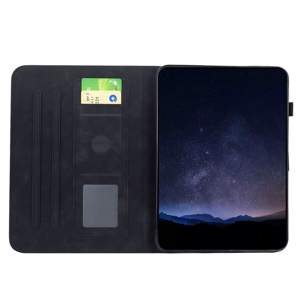 Lenovo Idea Tab Pro / Tab P12 Pro EIDERWOOD Flipcover m. Blomstertryk - Sort