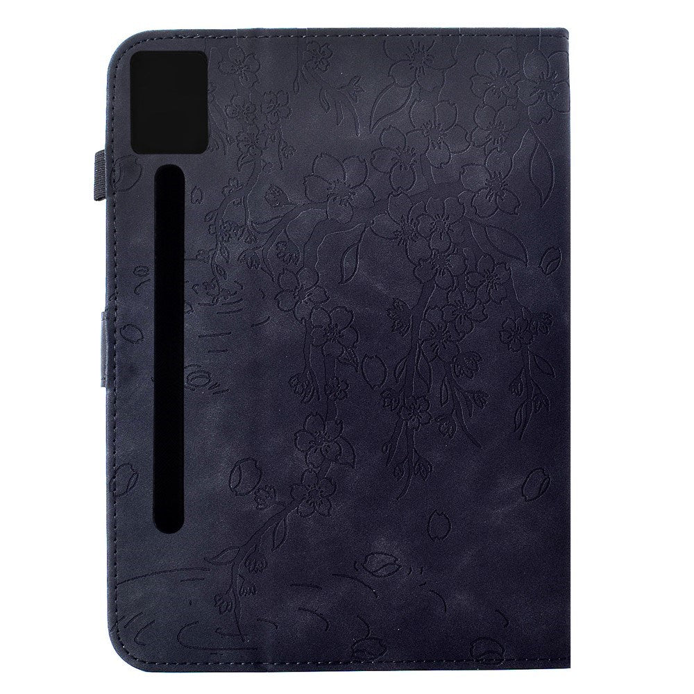 Lenovo Idea Tab Pro / Tab P12 Pro EIDERWOOD Flipcover m. Blomstertryk - Sort