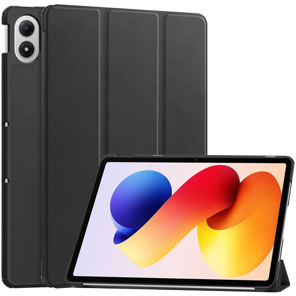 Xiaomi Redmi Pad 2 Pro EIDERWOOD Kunstlæder Flip Cover - Sort