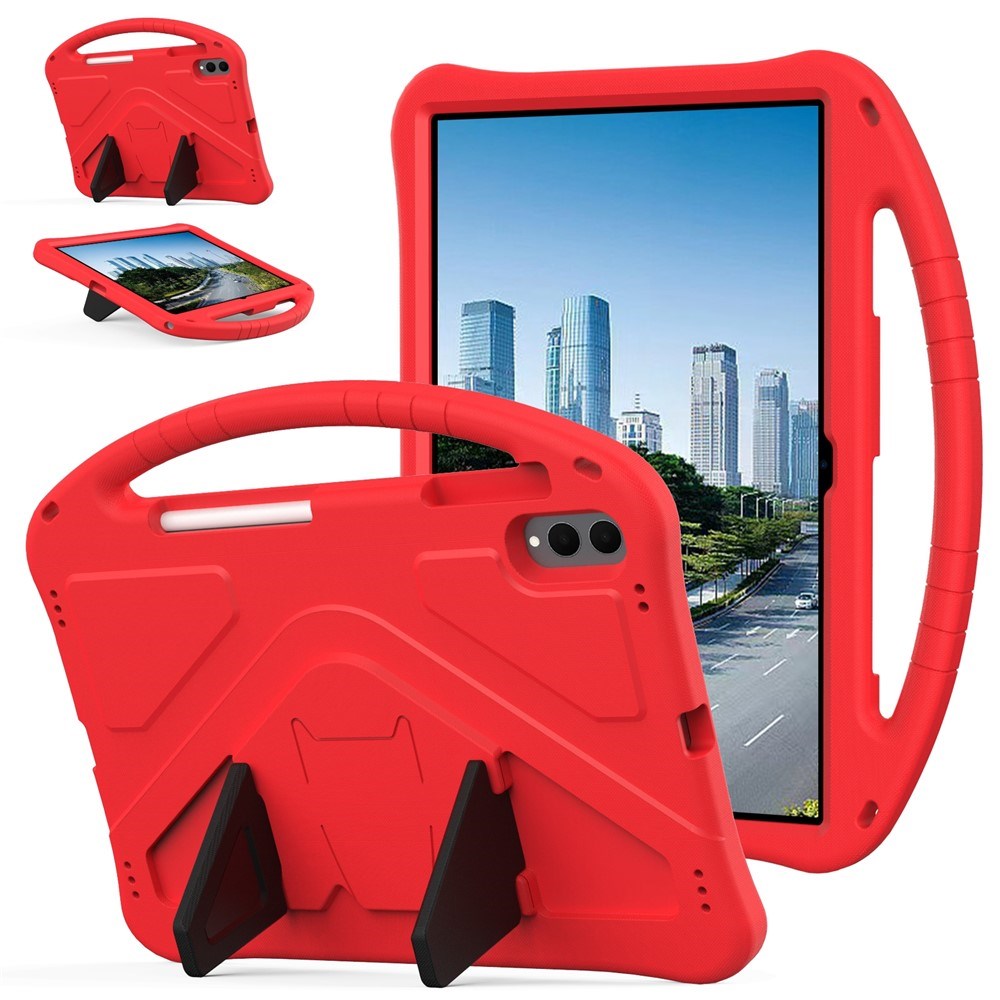 Samsung Galaxy Tab S11 Ultra EIDERWOOD Børne Cover m. Ståfunktion - Rød