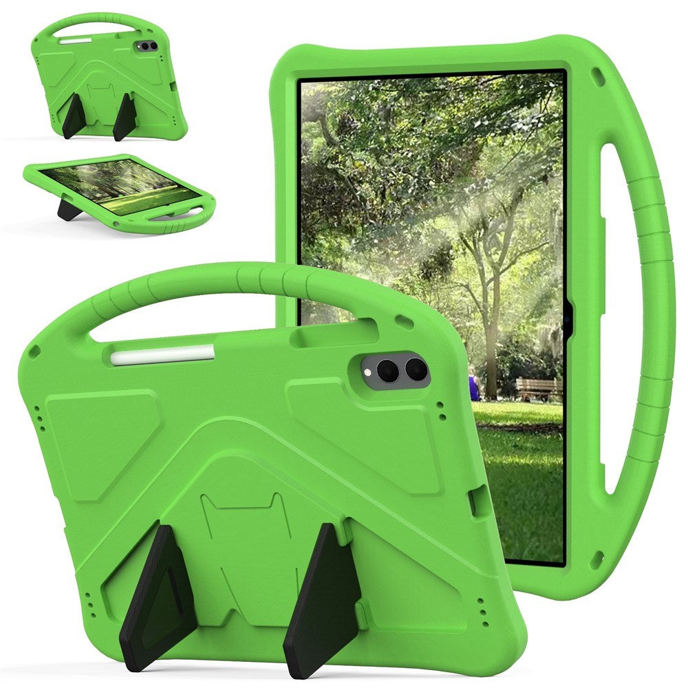 Samsung Galaxy Tab S11 Ultra EIDERWOOD Børne Cover m. Ståfunktion - Grøn