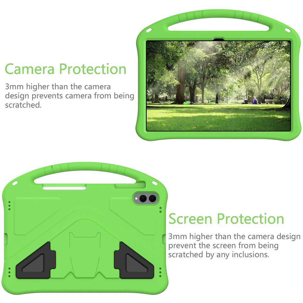 Samsung Galaxy Tab S11 Ultra EIDERWOOD Børne Cover m. Ståfunktion - Grøn