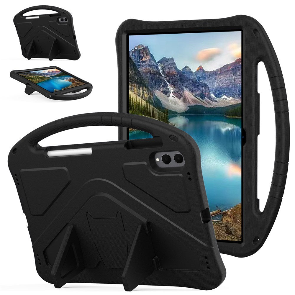 Samsung Galaxy Tab S11 Ultra EIDERWOOD Børne Cover m. Ståfunktion - Sort