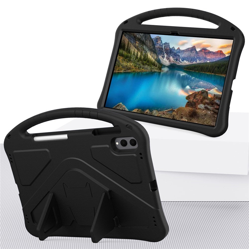 Samsung Galaxy Tab S11 Ultra EIDERWOOD Børne Cover m. Ståfunktion - Sort