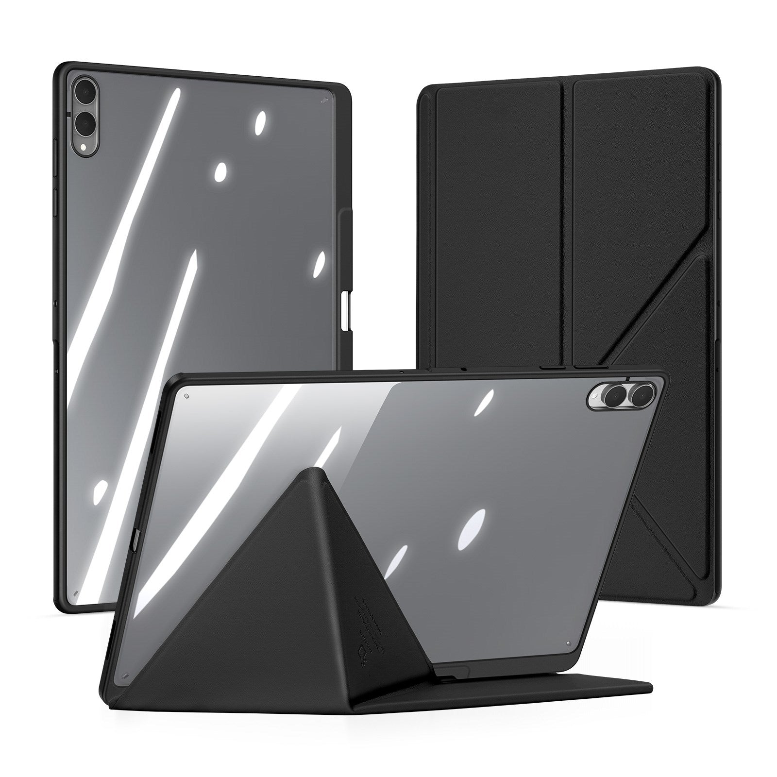 Samsung Galaxy Tab S12 Ultra / S11 Ultra DUX DUCIS Origami Hybrid Kunstlæder Flip Cover - Sort