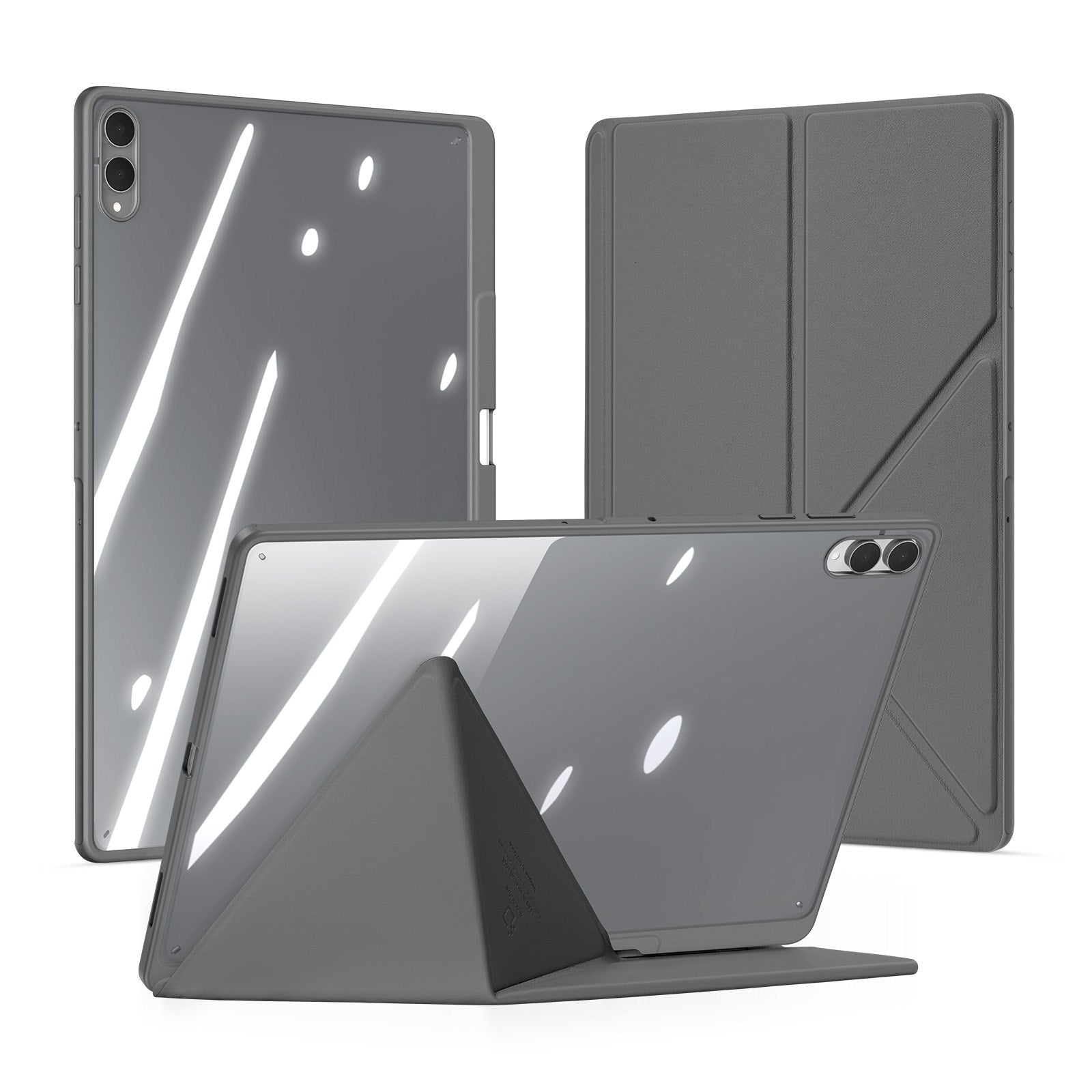 Samsung Galaxy Tab S12 Ultra / S11 Ultra DUX DUCIS Origami Hybrid Kunstlæder Flip Cover - Grå
