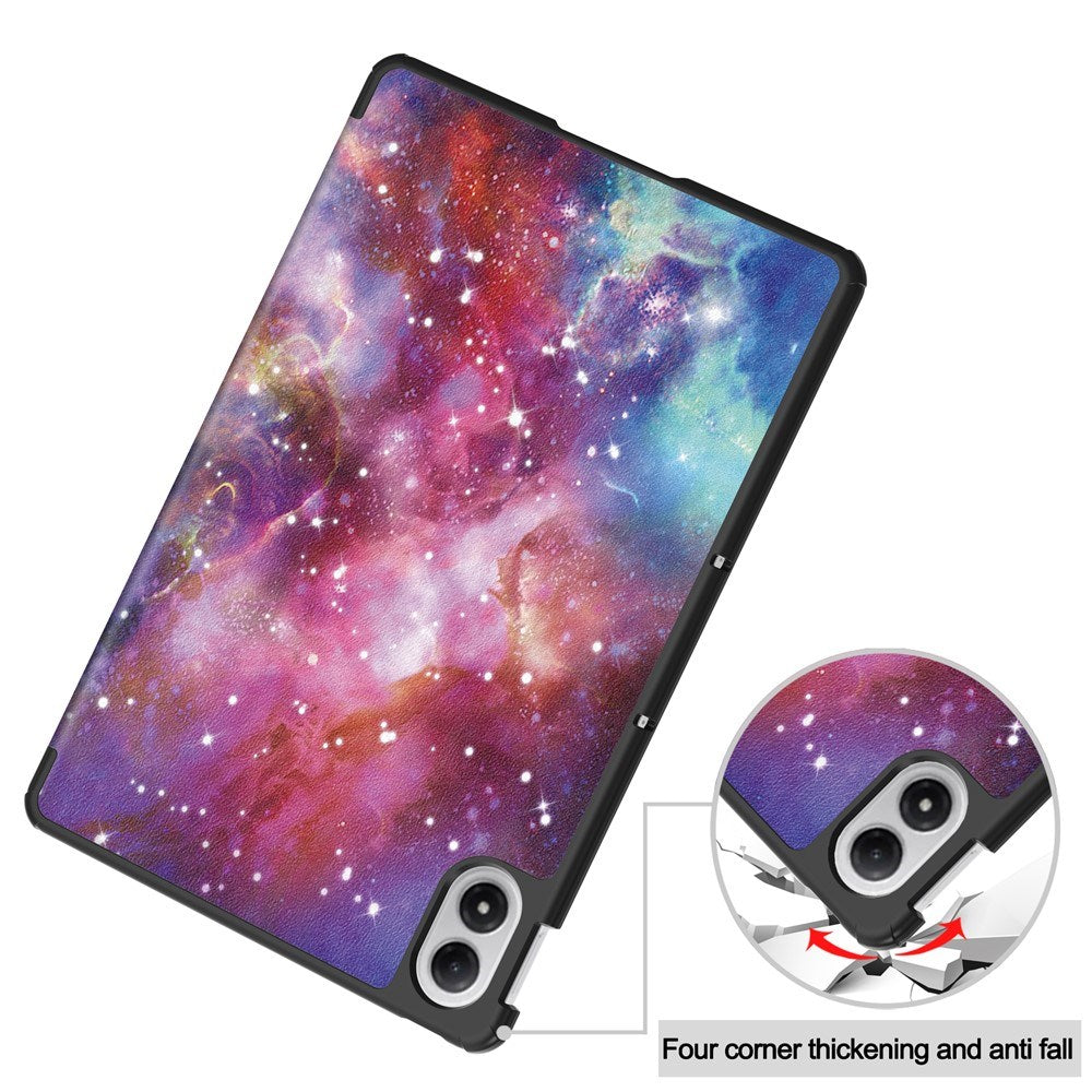 Xiaomi Redmi Pad 2 Pro EIDERWOOD Kunstlæder Flip Cover m. Motiv - Galakse