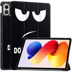 Xiaomi Redmi Pad 2 Pro EIDERWOOD Kunstlæder Flip Cover m. Motiv - "Don't Touch Me"