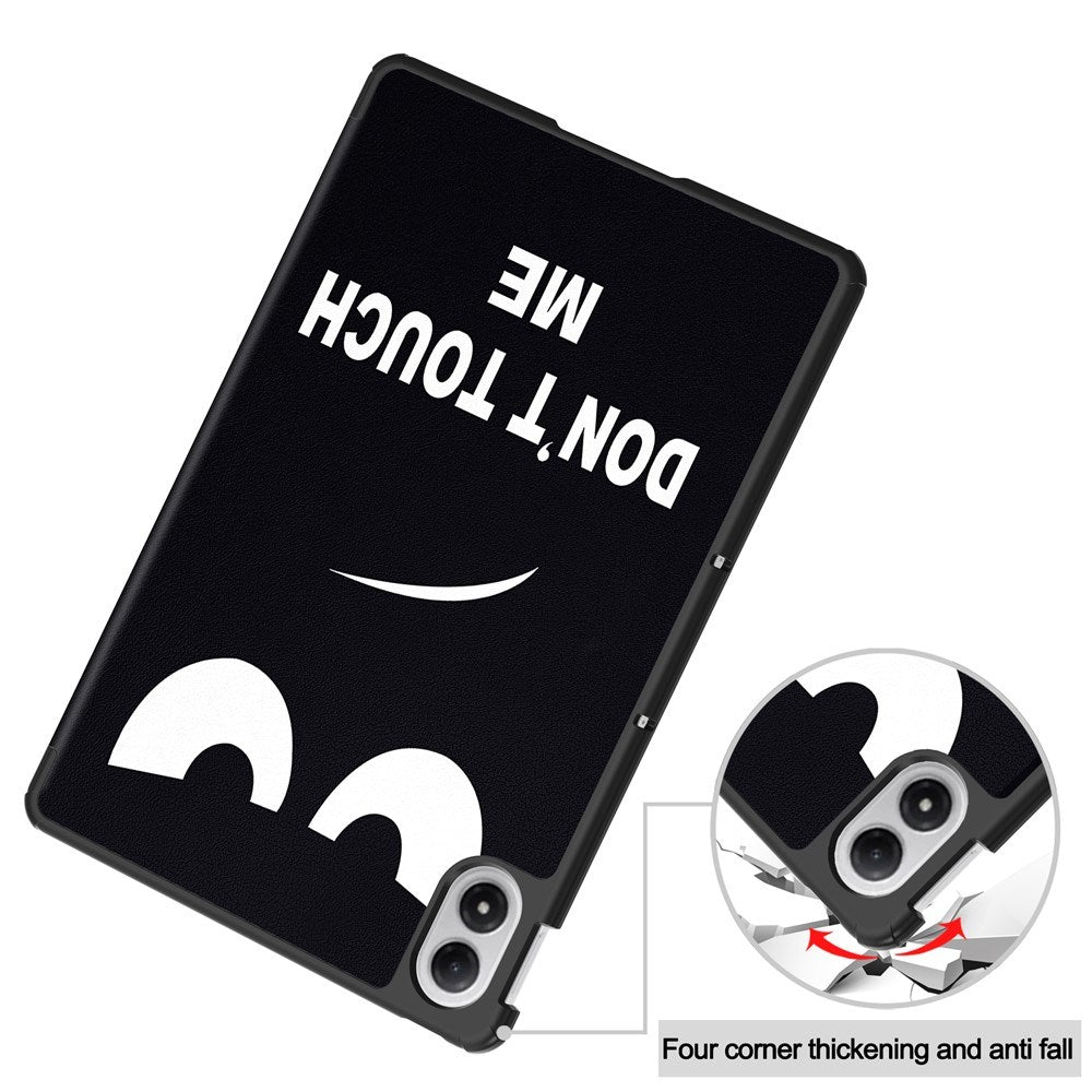 Xiaomi Redmi Pad 2 Pro EIDERWOOD Kunstlæder Flip Cover m. Motiv - "Don't Touch Me"