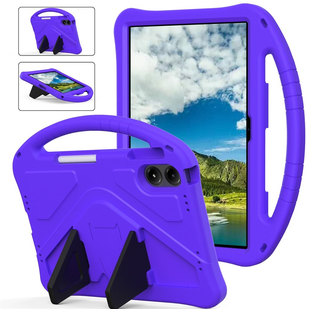 Xiaomi Redmi Pad 2 Pro EIDERWOOD Børnecover m. Kickstand - Lilla