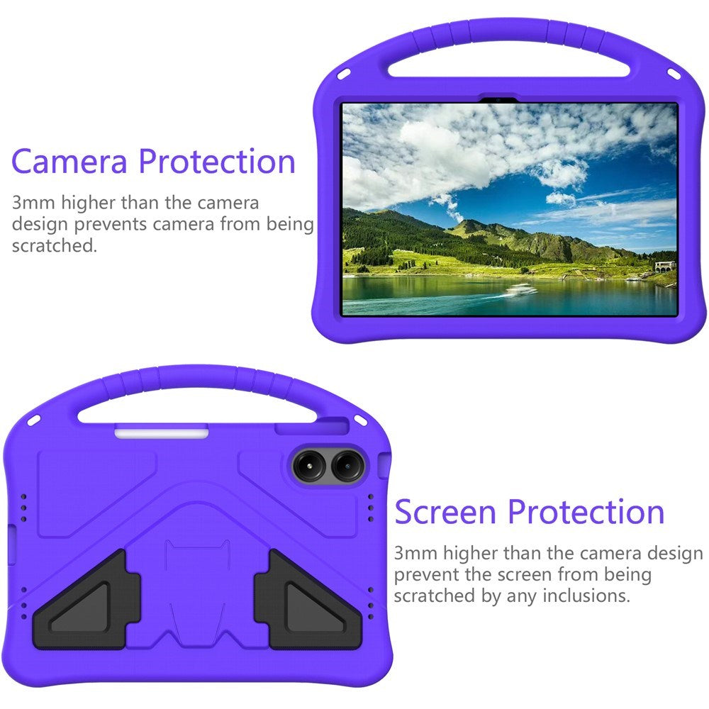 Xiaomi Redmi Pad 2 Pro EIDERWOOD Børnecover m. Kickstand - Lilla