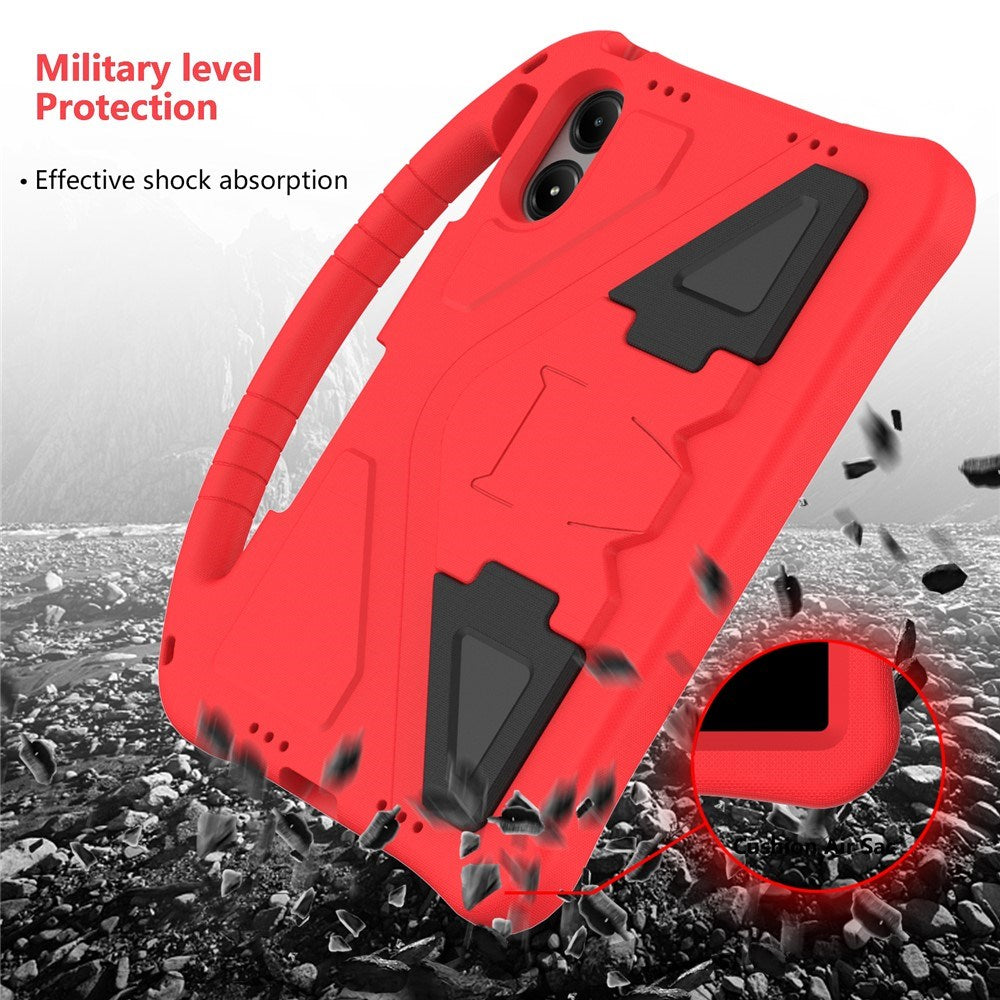 Xiaomi Redmi Pad 2 Pro EIDERWOOD Børnecover m. Kickstand - Rød