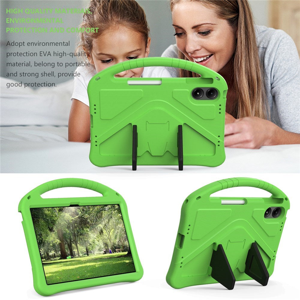 Xiaomi Redmi Pad 2 Pro EIDERWOOD Børnecover m. Kickstand - Grøn