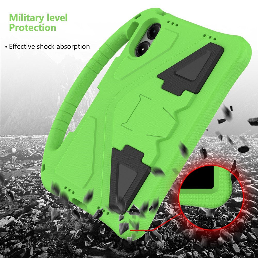 Xiaomi Redmi Pad 2 Pro EIDERWOOD Børnecover m. Kickstand - Grøn
