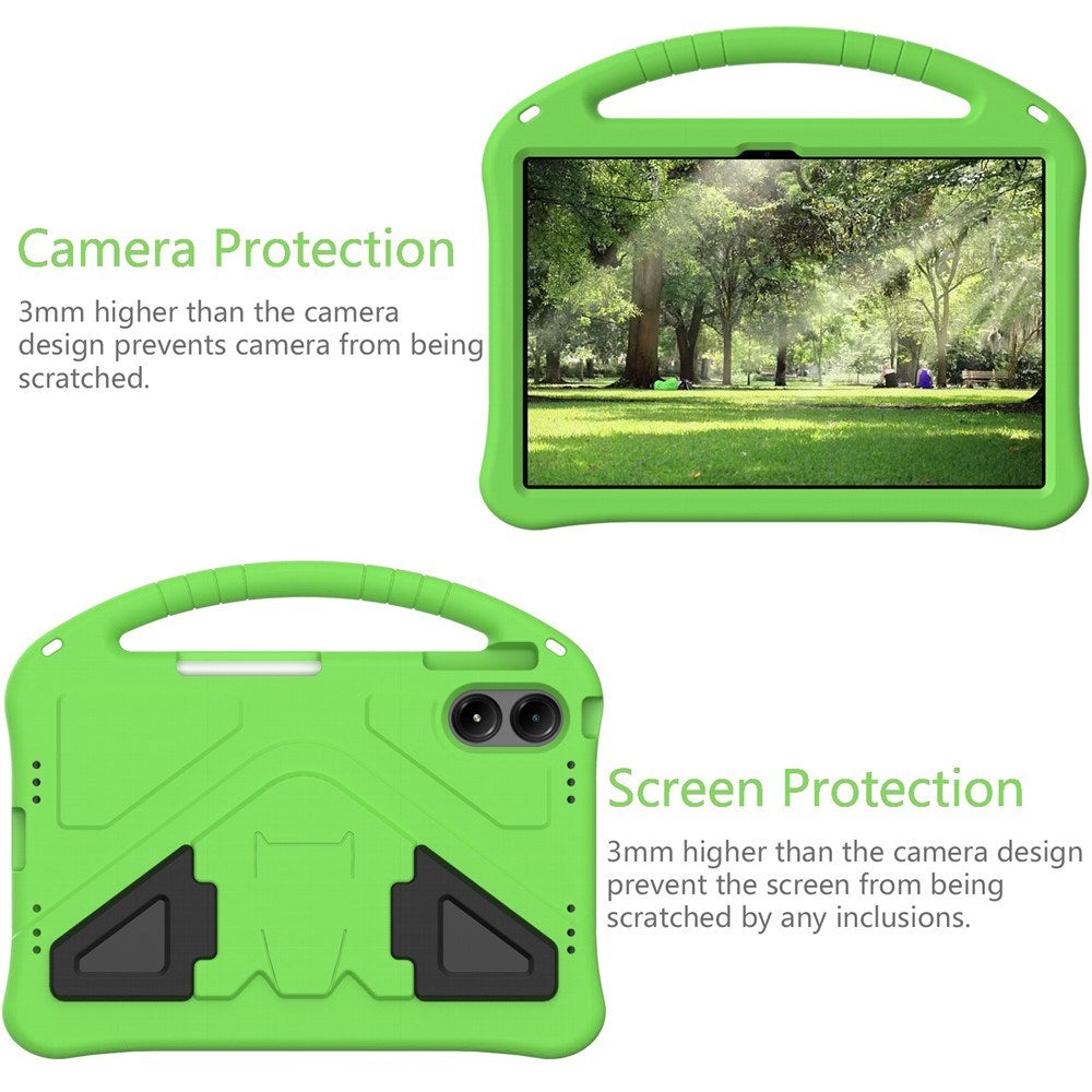 Xiaomi Redmi Pad 2 Pro EIDERWOOD Børnecover m. Kickstand - Grøn
