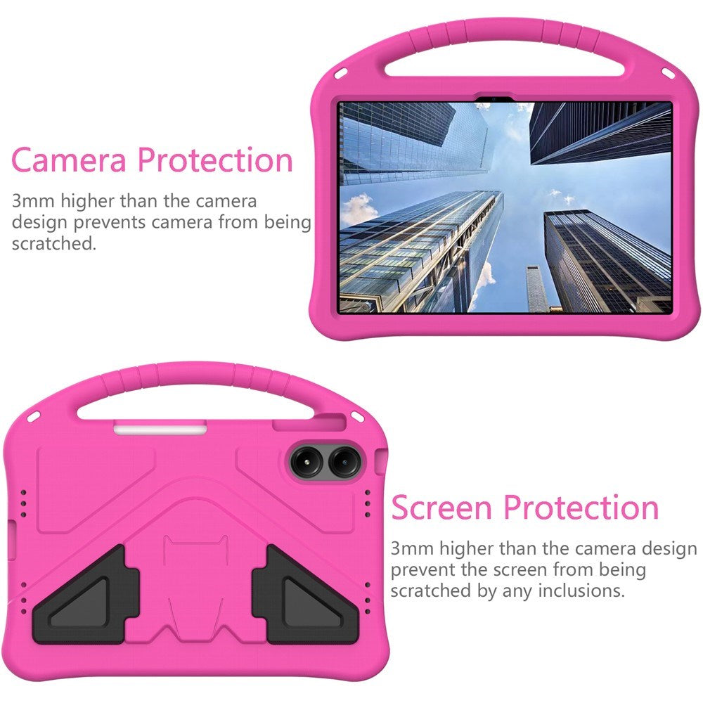 Xiaomi Redmi Pad 2 Pro EIDERWOOD Børnecover m. Kickstand - Lyserød