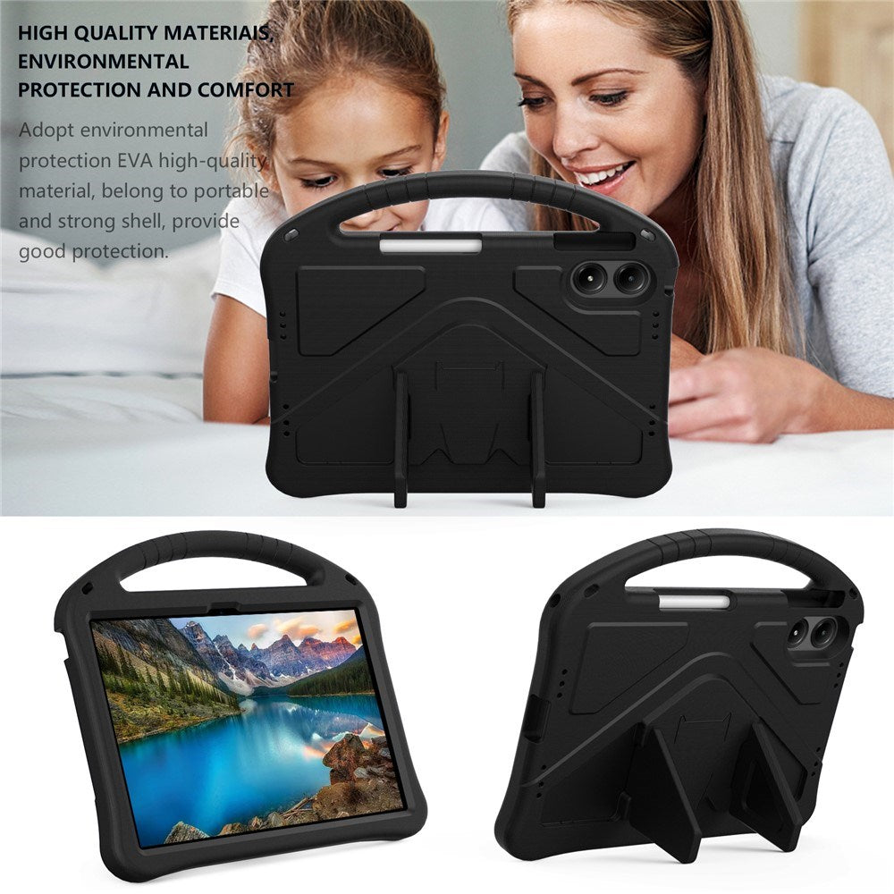 Xiaomi Redmi Pad 2 Pro EIDERWOOD Børnecover m. Kickstand - Sort