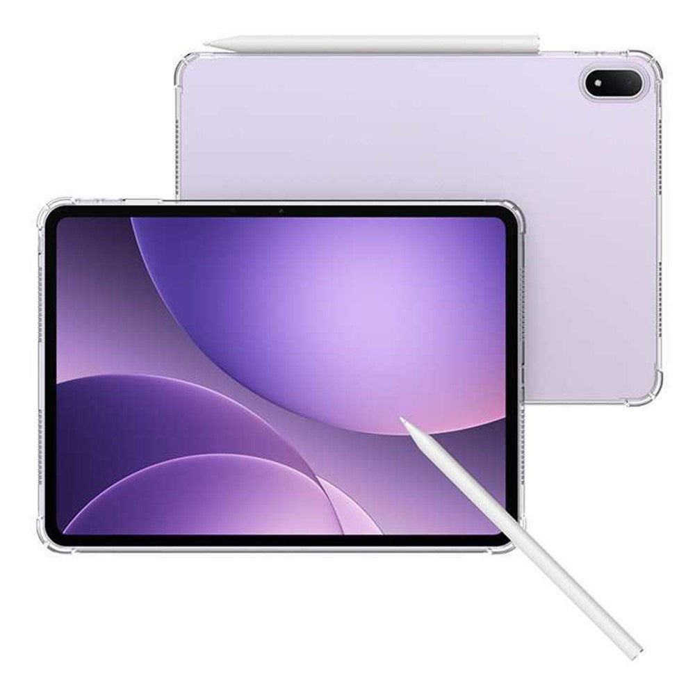 Oppo Pad 5 EIDERWOOD Fleksibelt Plast Cover m. Stødabsorberende Hjørner - Gennemsigtig