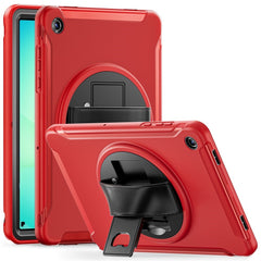 Samsung Galaxy Tab A11+ (Plus) EIDERWOOD Stødabsorberende Cover m. 360 Grader Roterbar Kickstand - Rød