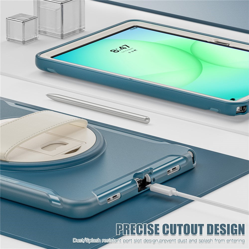 Samsung Galaxy Tab A11+ (Plus) EIDERWOOD Stødabsorberende Cover m. 360 Grader Roterbar Kickstand - Grøn