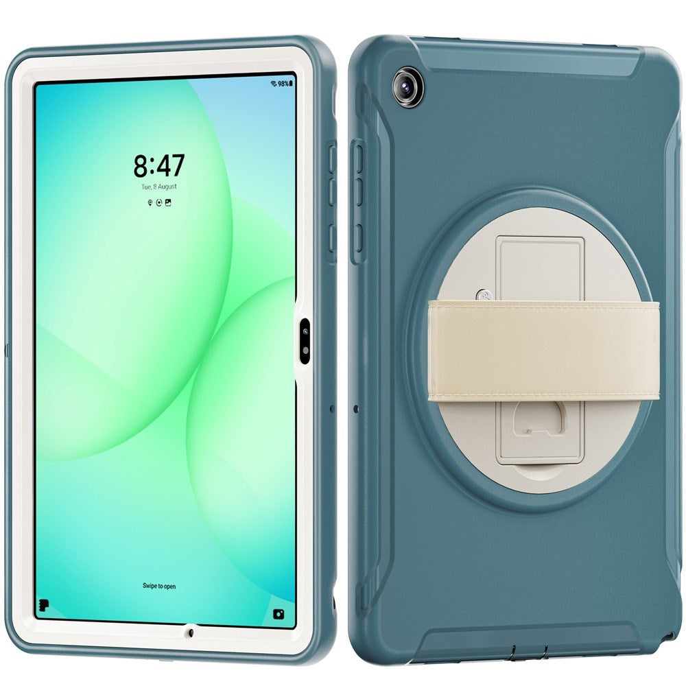 Samsung Galaxy Tab A11+ (Plus) EIDERWOOD Stødabsorberende Cover m. 360 Grader Roterbar Kickstand - Grøn