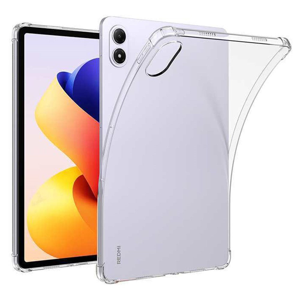 Xiaomi Redmi Pad 2 Pro EIDERWOOD Fleksibelt Plast Cover m. Forstærkede Hjørner - Gennemsigtig