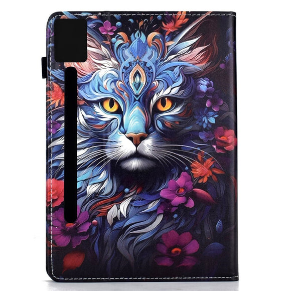 Lenovo Idea Tab Pro / Tab P12 Pro EIDERWOOD Farverigt Flipcover m. Motiv - Kat