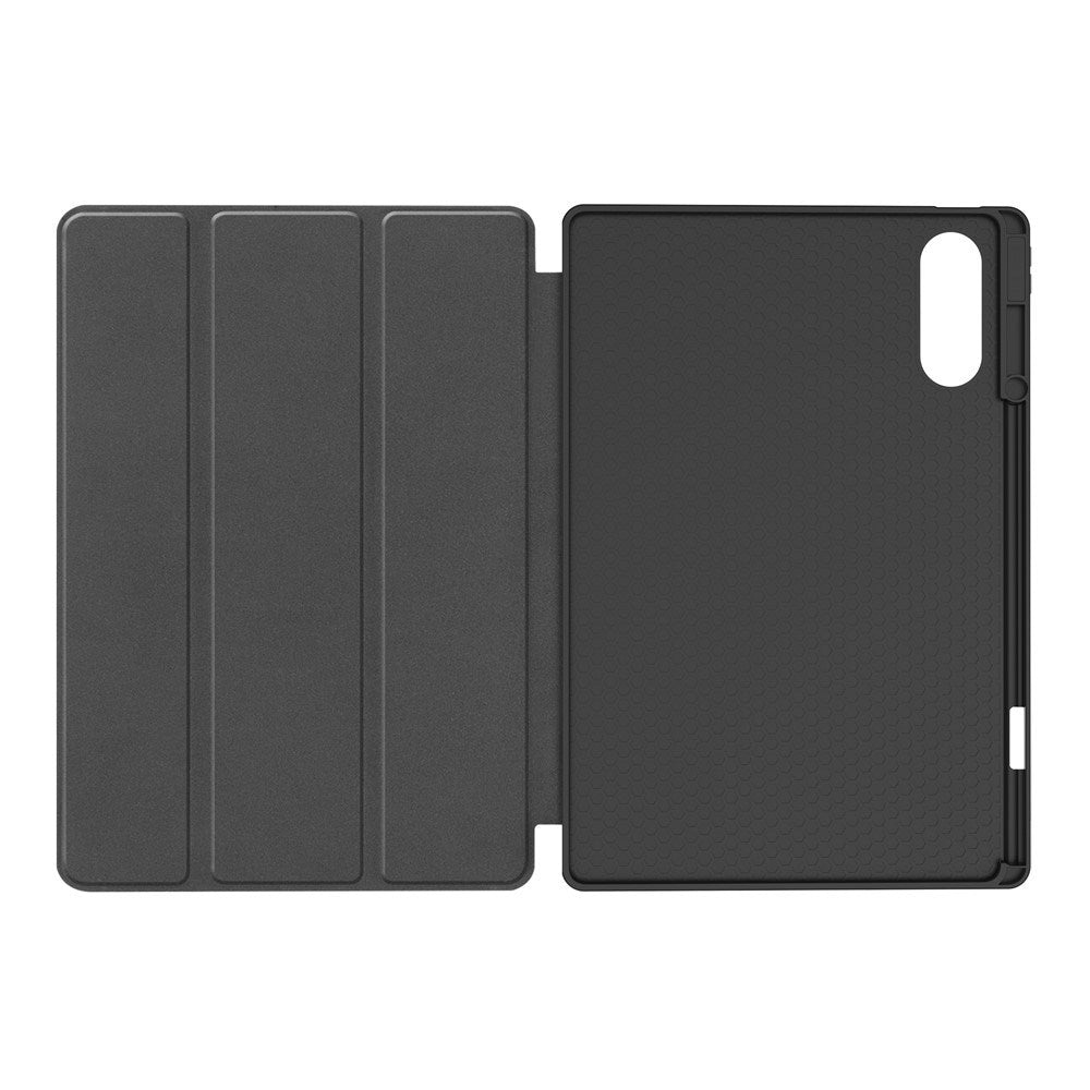 Lenovo Idea Tab Pro (2. Gen.) 13" EIDERWOOD Kunstlæder Flip Cover m. Ståfunktion & Pencil Holder - Sort