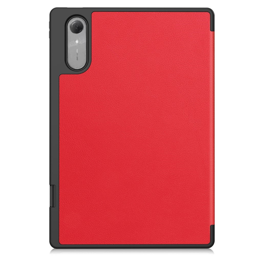 Lenovo Idea Tab Pro (2. Gen.) 13" EIDERWOOD Kunstlæder Flip Cover m. Ståfunktion & Pencil Holder - Rød