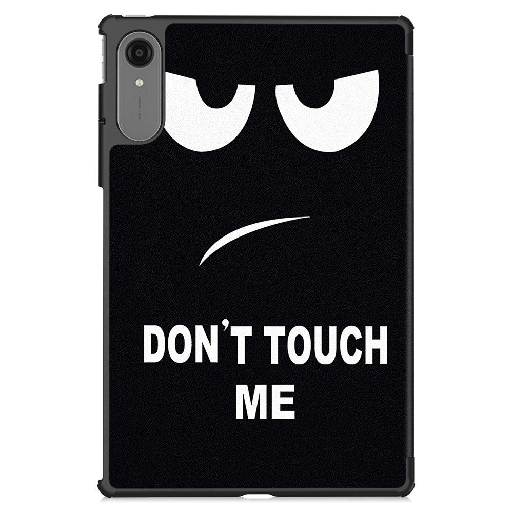 Lenovo Idea Tab Pro Gen2 13" EIDERWOOD Kunstlæder Flipcover med Ståfunktion - "Don't Touch Me"