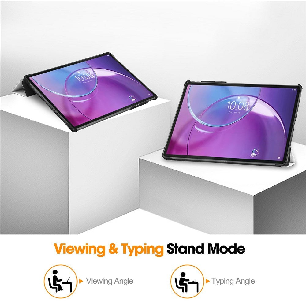 Lenovo Idea Tab Pro Gen2 13" EIDERWOOD Kunstlæder Flipcover med Ståfunktion - Sovende Kat