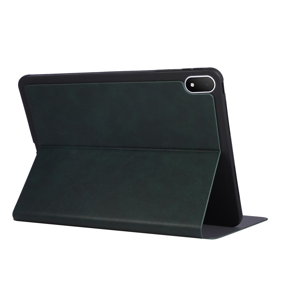 OPPO Pad 5 EIDERWOOD Kunstlæder Flip Cover m. Ståfunktion - Grøn
