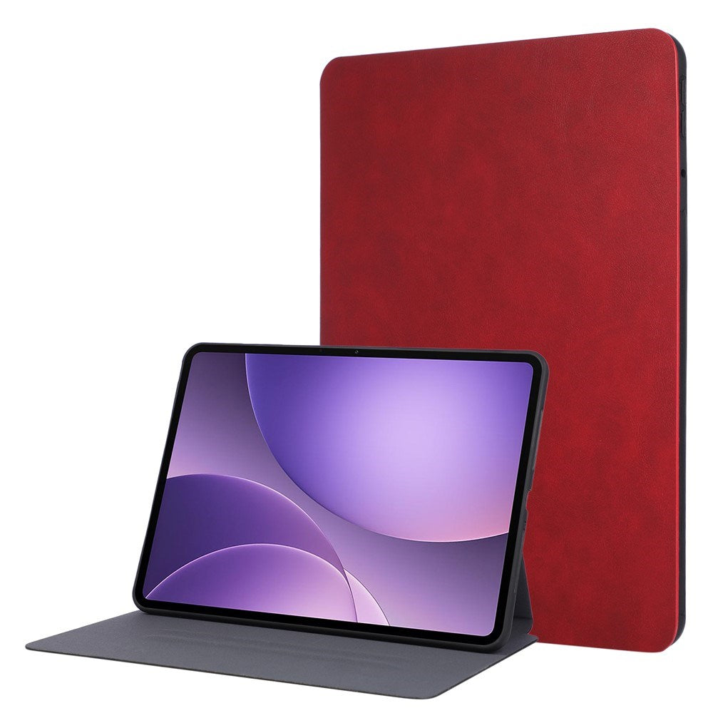 OPPO Pad 5 EIDERWOOD Kunstlæder Flip Cover m. Ståfunktion - Rød