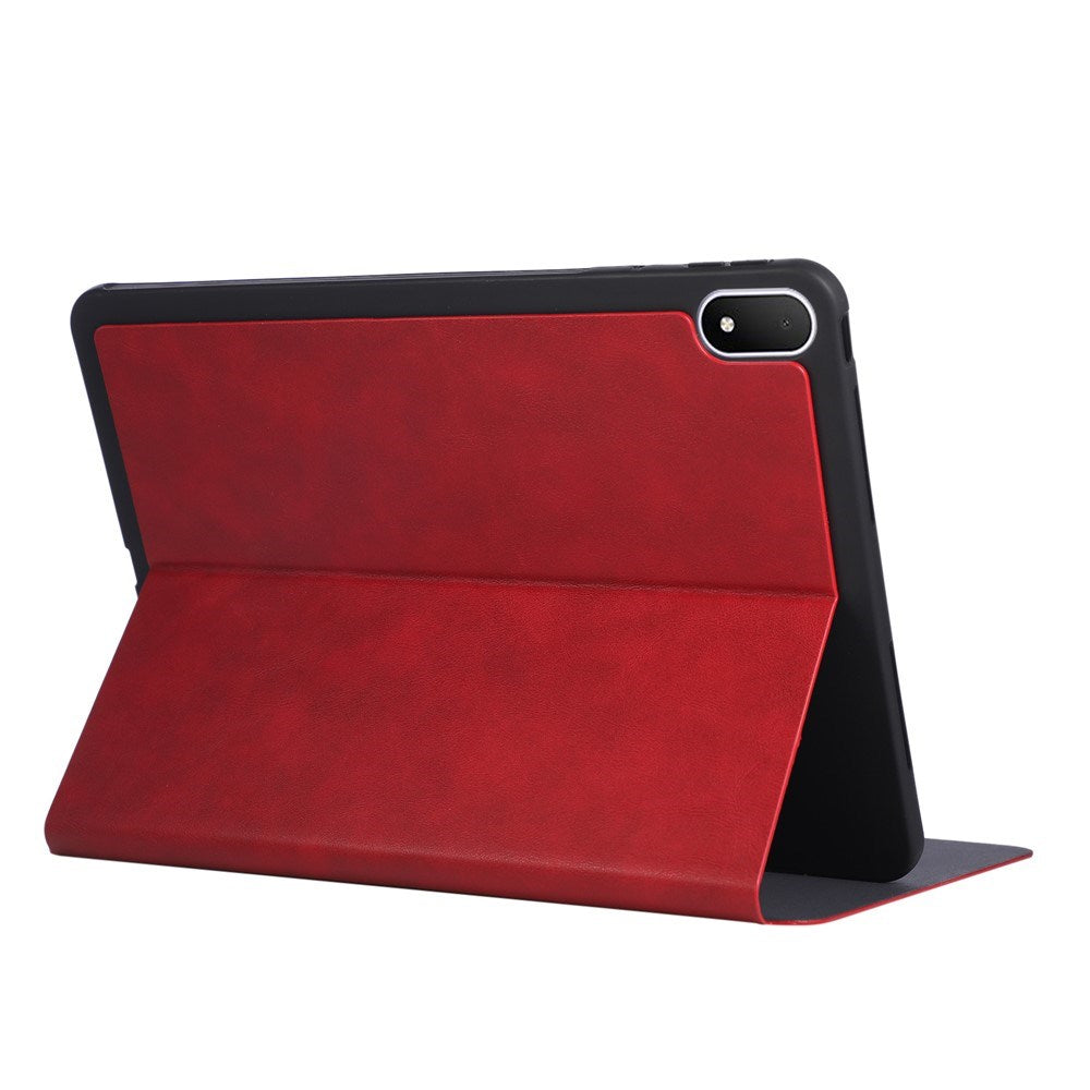 OPPO Pad 5 EIDERWOOD Kunstlæder Flip Cover m. Ståfunktion - Rød